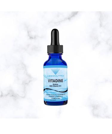 Absonutrix Vitadine 343 mg 4 FL OZ Liquid 302 Servings Made in USA Plant-Based Ingredients Echinacea Extract Vitamin D3 Gluten-Free