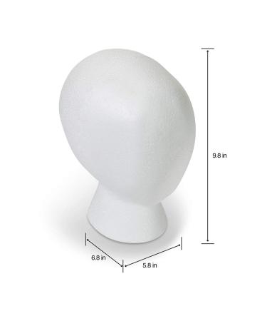 FloraCraft SmoothF M Faceless Head | White 5.8 x 6.8 x 9.8 Inches - Buy Online on GoSupps.com