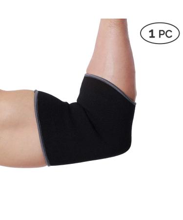 NeoTech Care Elbow Support Sleeve - Size Large Black (Pack of 1) | Comfortable Compression for Pain Relief - Buy Online on GoSupps.com