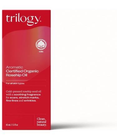 Trilogy Aromatic Certified Organic Rosehip Oil - For All Skin Types - Soothing Fragrance - Buy Online on GoSupps.com