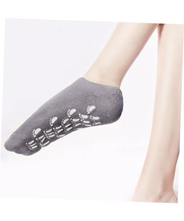 minkissy 1 Pair Moisturizing Socks Spa Gel Socks Gel Socks for Dry Cracked Feet Women Household Foot Care Products Hydrating Socks Exfoliating Polyester Foot Mask Miss - Buy Online on GoSupps.com
