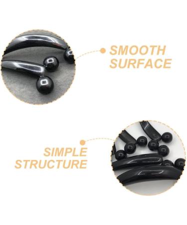 NOLITOY Ox Horn Massage Roller & Body Scraper Wheel - Facial & Eye Massager Tools for Therapy & Relaxation | International Shipping - Buy Online on GoSupps.com