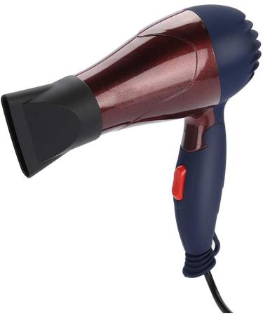 KUIKUI Travel Hair Dryer Mini Hair Dryer Foldable for Europe Travel only EU Plug 220V Cord Length 1.2m Coffee - Buy Online on GoSupps.com