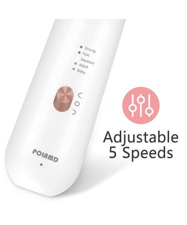Professional Electric Manicure Pedicure Kit - Cordless Nail Drill Machine with 5 Speeds for Nail Care - White - Buy Online on GoSupps.com