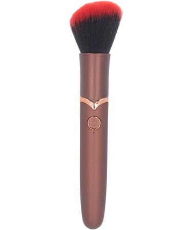 Blush Brush Electric Makeup Brush Portable Ergonomic Grip Safe 10 Levels for Airbrush for Contouring (Brown) - Buy Online on GoSupps.com