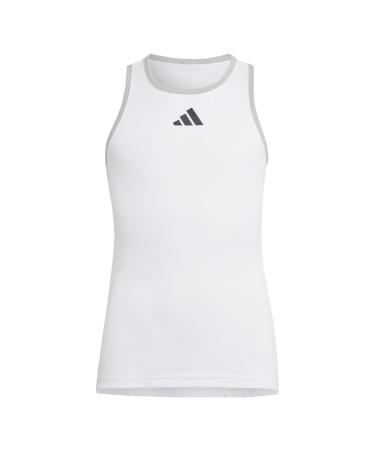 Adidas girl G Club Tank Tank 128 White
