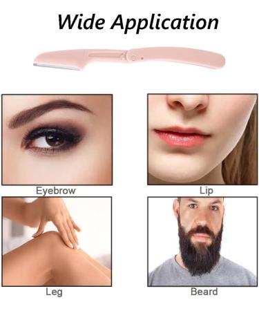 6PCS Eyebrow Shavers & Facial Hair Remover - Portable Dermaplaning Tool for Men & Women - Perfect Peach Fuzz Trimmer - Buy Online on GoSupps.com