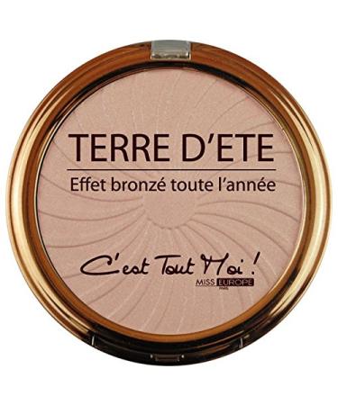 Sun powder make-up compact color tanned complexion Pastel iridescent 12 Gr