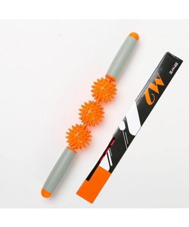 1 Piece 3 Ball Anti-Cellulite Massager Stick - Foam Pipe Massage Roller for Yoga & Home Fitness - Buy Online on GoSupps.com