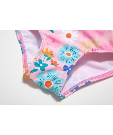 Bonverano Baby Girls Long Sleeve Swimsuit UPF 50+ Sun Protection 9-12 Months Pink Blue - Buy Online on GoSupps.com