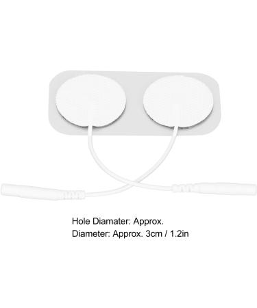 16pcs Self-Adhesive Electrode Patches for TENS Machines - Reusable Round Pads - 3cm (2.0) - Buy Online on GoSupps.com