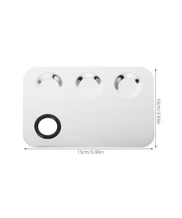 Stainless Steel Makeup Mixing Palette - Metal Foundation Tray for Cosmetics & Nail Art (5.89x3.93 Inch - Buy Online on GoSupps.com