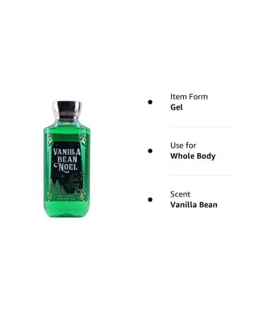 Bath & Body Works Vanilla Bean Noel Shower Gel - Shea & Vitamin E Formula - Buy Online on GoSupps.com