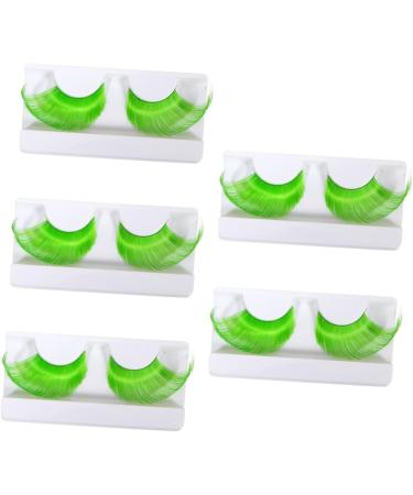 Beaupretty 10 Pairs Halloween Extra Long False Eyelashes Halloween Eyelashes Exaggerated Fake Eyelashes Green Mascara Black Fancy Dress Halloween Costume Lashes Colored Lashes Bulk Slim - Buy Online on GoSupps.com