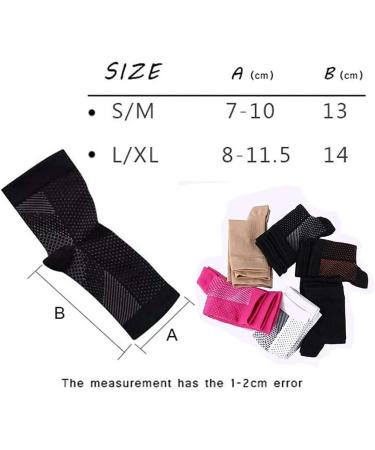 6 Pairs Copper Magnetic Footrest Socks - Dr. Sock Anti-Fold Compression Support - Vita Wear L/XL Skin Color - Buy Online on GoSupps.com