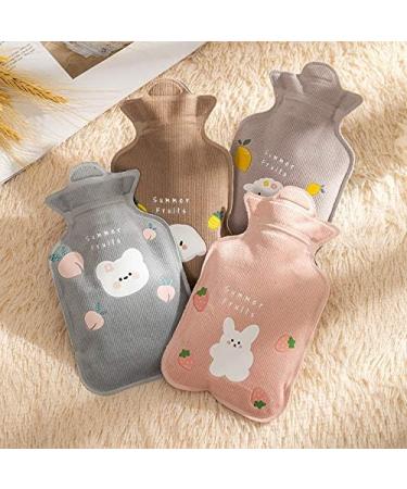 Maies Durable Hot Water Bottle - Cozy PVC Heat Therapy for Stress Relief - Soft Knitted Cover | 1 Piece Perfect for Back Pain Relief - Buy Online on GoSupps.com