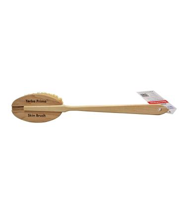 Yerba Prima Tampico Skin Brush (Pack of 1) - Natural Vegetable Fiber Bristles for Dry Skin Brushing - Buy Online on GoSupps.com