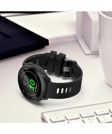 Kobmand Silicone Bracelet for Garmin Forerunner 55 & Vivoactive 3 - 20mm Replacement Watch Band (Gray) - Buy Online on GoSupps.com