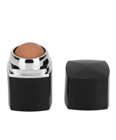 Mini Portable Facial Roller Volcanic Stone Oil Absorbing Ball for Skincare Reusable Facial Skin Care Tools for Exquisite Makeup Easy Cleaning Makeup Beauty Accessories for Female Girls(Black)