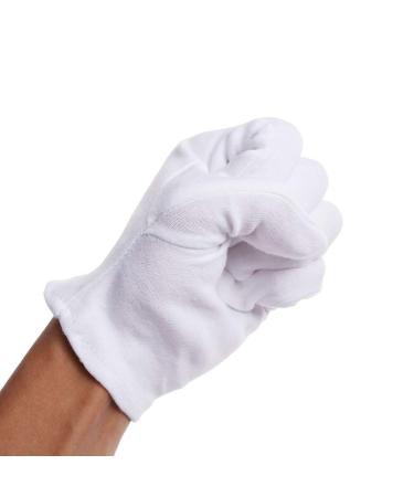 Sevenmye 6 Pairs Moisturizing Cotton Gloves | White Cosmetic & Spa Gloves for Soft Skin - Buy Online on GoSupps.com
