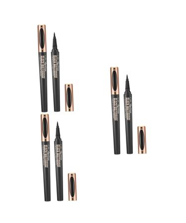 FOMIYES 6 Pcs Makeup Eyeliner Black Waterproof Eyeliner Smudge Proof Eyeliner Eye Lining Pens Ink Line Eyes 1 count (Pack of 1) As Shownx3pcs