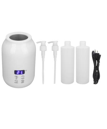 Massage Oil Heater with LED Display Touch Control Thermostat Easy To Use Essential Oil Bottle Heater(US)