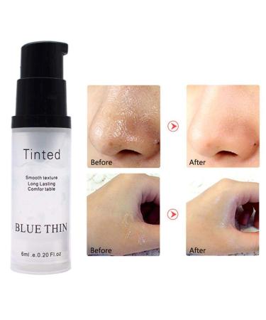 SmarTopus BLUE THIN Foundation Makeup Primer - 6ML Mattifying Pore Invisible Gel for Oil Control & Moisturizing - Brightening Face Primer Cream - Buy Online on GoSupps.com