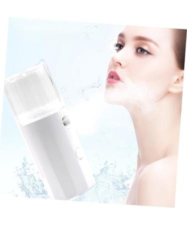 VINTORKY 1pc Hydrating Instrument Mini Face Steamer Mist Sprayer Facial Mister Face Abs White - Buy Online on GoSupps.com