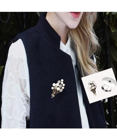 40PCS Locking Pin Backs - Flat Head Clasp for Brooches, Lapels, Badges, DIY Crafts - Buy Online on GoSupps.com