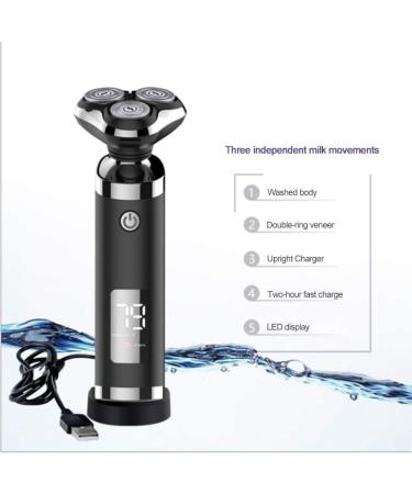 Buy Electric Razor for Men - Waterproof Rotary Shaver & USB Rechargeable Face Shaver with Beard Trimmer - International Shipping Available - Buy Online on GoSupps.com