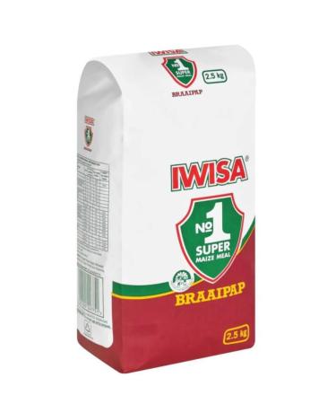 Iwisa Braaipap 2.5 kg Box of 8-Fd