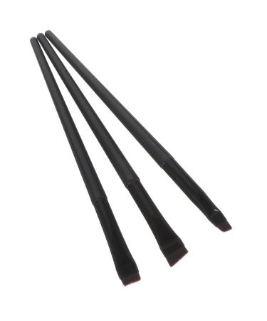 Healeved 3pcs Eyeliner Brush Eyebrow Brush Cosmetic Brush Creative Brush Practical Eyeliner Brush Makeup Tool Angled Makeup Brush Eyeliner Tool Thin Eyeliner Brush Realistic Eyebrow Brush