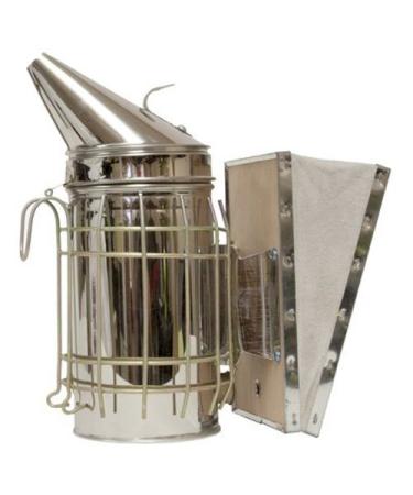 Harvest Lane Honey Standard Smoker For The Backyard Beekeeper Made with Leather Bellows