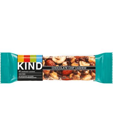 KIND Bars Bulk Pack Chocolate Chip Cashew High Fibre Gluten Free Snack Bars No Artificial Colours Flavours or Preservatives 72 x 40g bars - Buy Online on GoSupps.com