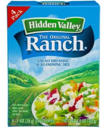 Hidden Valley Original Ranch Salad Dressing and Seasoning Mix 4 Ounce Packets (Pack of 6) by Hidden Valley