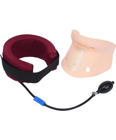 Cervical Vertebra Brace Adjustable Neck Support for Spine Alignment Neck Pain Relief for Home/Office - Buy Online on GoSupps.com