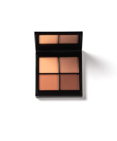 PHASE ZERO Makeup Quad Eyeshadow Palette - Bombay Rose - 5.2g / 0.183 Oz. - Pigmented Warm-Toned Neutral Eyeshadow Palette with Four Matte Pigments Bombay Rose Quad