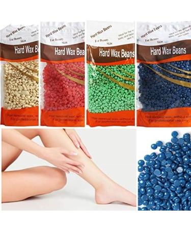 Exceart Painless Hard Wax Beans - 300g Hair Removal Pearls for Facial Bikini Forearms Back Chest & Legs - Green Depilatory Wax - Buy Online on GoSupps.com
