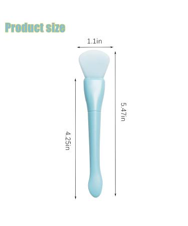3PCS Silicone Face Mask & Cream Applicator Brush Set - Dual Sided Spatula & Spoon Scoop for Home Spa Treatments - Buy Online on GoSupps.com