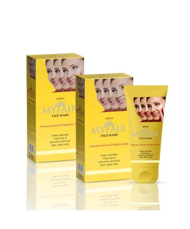 Myfair Deep Cleanses Instant Fairness Face Wash 60g (Pack Of 2)