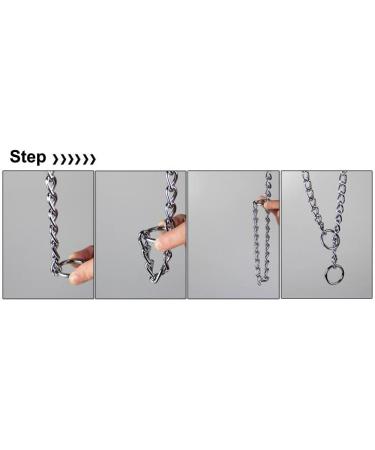 SGODA 22 inch 3.0mm Chain Dog Training Choke Collar - Buy Online on GoSupps.com