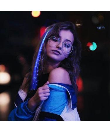 Ludress LED Butterfly Hair Clips - Pack of 5 Multicolor Festival Light up Hair Pins for Women and Girls - Fiber Optic Glowing Hair Accessories for Cosplay and Parties - Buy Online on GoSupps.com
