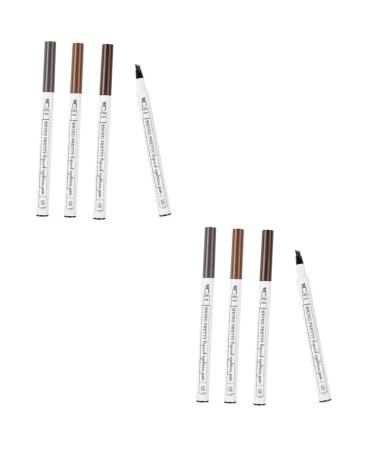 FRCOLOR Eyebrow Pencil 8Pcs Eyebrow Pencil Eyebrow Pen Eyebrow Pencil Liquid Eyebrow Pen Eyebrow Makeup No Smudges Eyebrow Missing Mx2pcs as shown x 2pcs