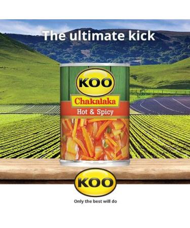 Koo Chakalaka - Mild and Spicy 400g (Pack of 4) - Authentic South African Flavor - Buy Online on GoSupps.com