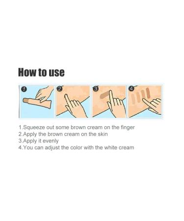 Scar Tattoo Concealer Set - Waterproof Makeup for Vitiligo, Birthmarks & Spots - Buy Online on GoSupps.com