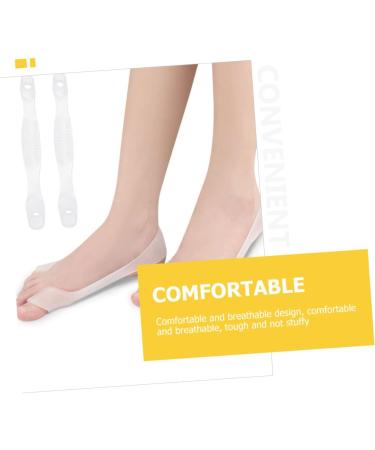 4pcs Big Toe Splitter Nursing Clip Board Socket Tool Household Tools Bunion Splint Bunion Cushion Sleeves Toe Strap Reusable Toe Straps Hammer Toe Strap Transparent 23.5x2.3cm - Buy Online on GoSupps.com