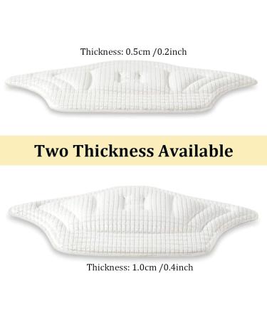Cloth Heel Cushion Inserts - 2 Pairs for Foot Pain Relief and Shoe Comfort - Buy Online on GoSupps.com