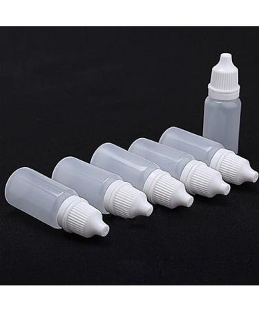 5 x 100ml Squeeze Bottles - Empty Flexible Plastic Bottles for Eye Drops - International Shipping Available - Buy Online on GoSupps.com