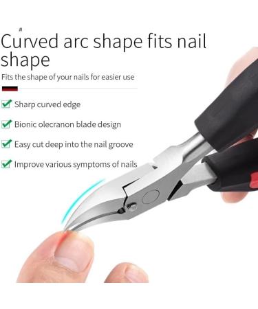 Stainless Steel Nails Nipper Scissors Nail Clippers and Pedicure Tools for Removing Dead Skin from Paronychia (Color : C10) - Buy Online on GoSupps.com