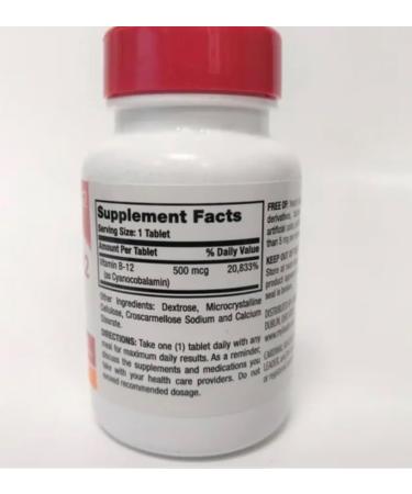 LEADER Vitamin B-12 3000Mcg 60 Tablets per Bottle (11 Pack) - Buy Online on GoSupps.com